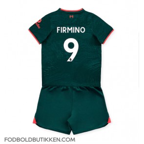 Liverpool Roberto Firmino #9 Tredjetrøje Børn 2022-23 Kortærmet (+ Korte bukser)